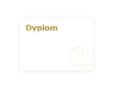 Dyplomy i certyfikaty premium