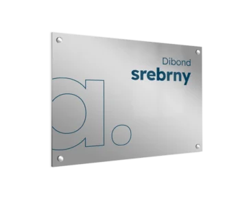 Dibond srebrny