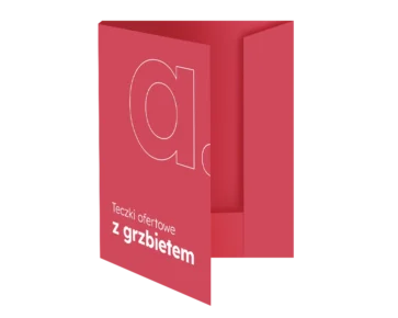 Teczki ofertowe z grzbietem