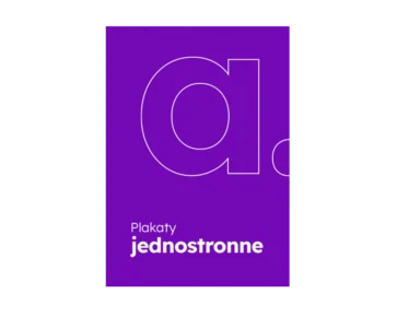 Plakaty jednostronne