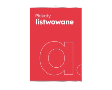 Plakaty listwowane