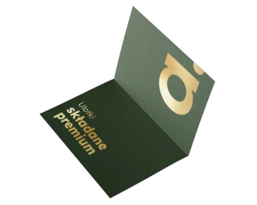 Ulotki premium składane