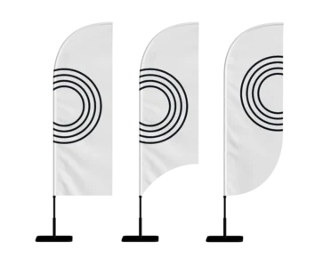 Flagi plażowe